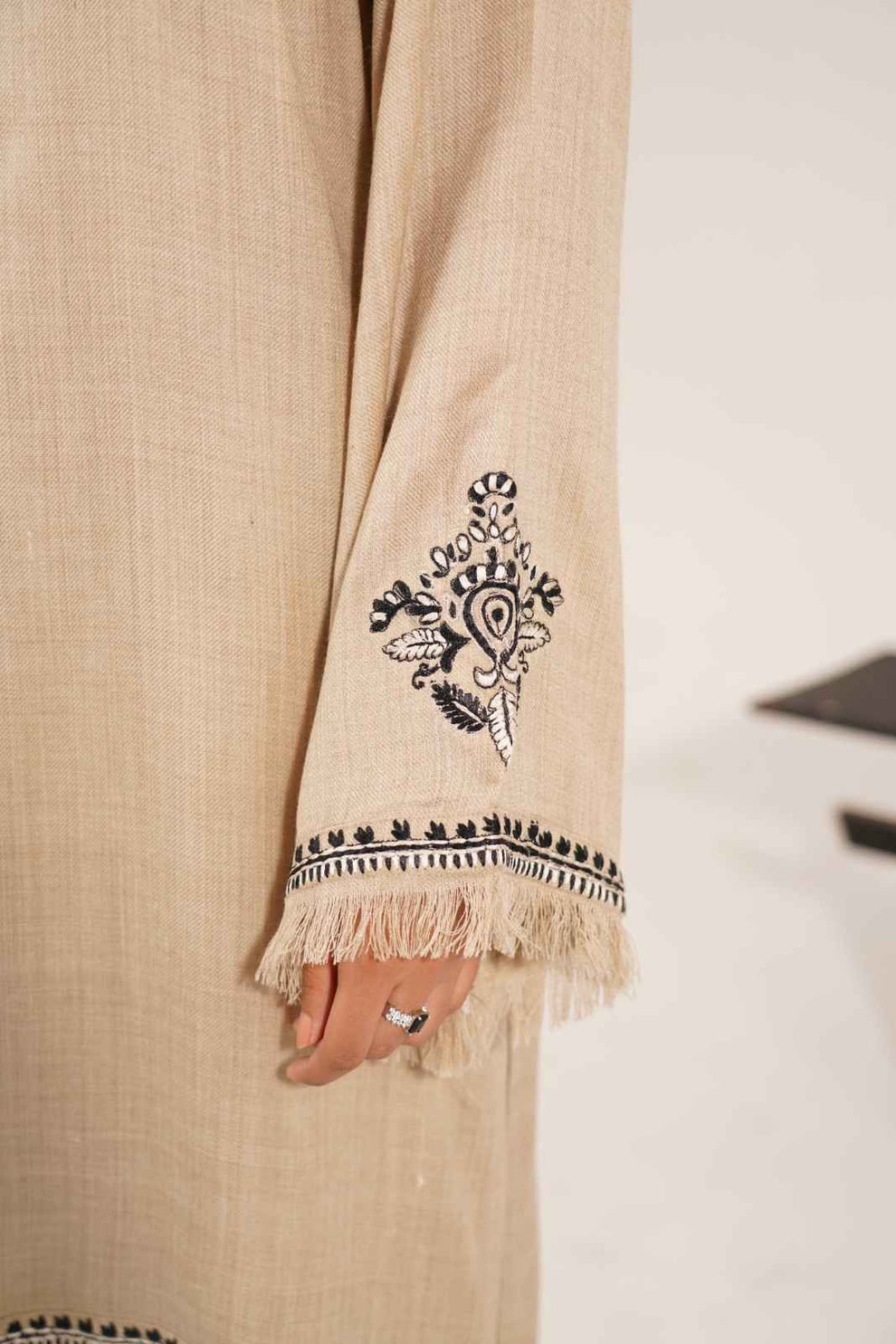 IVORY Embroidery Stitched 2-Piece