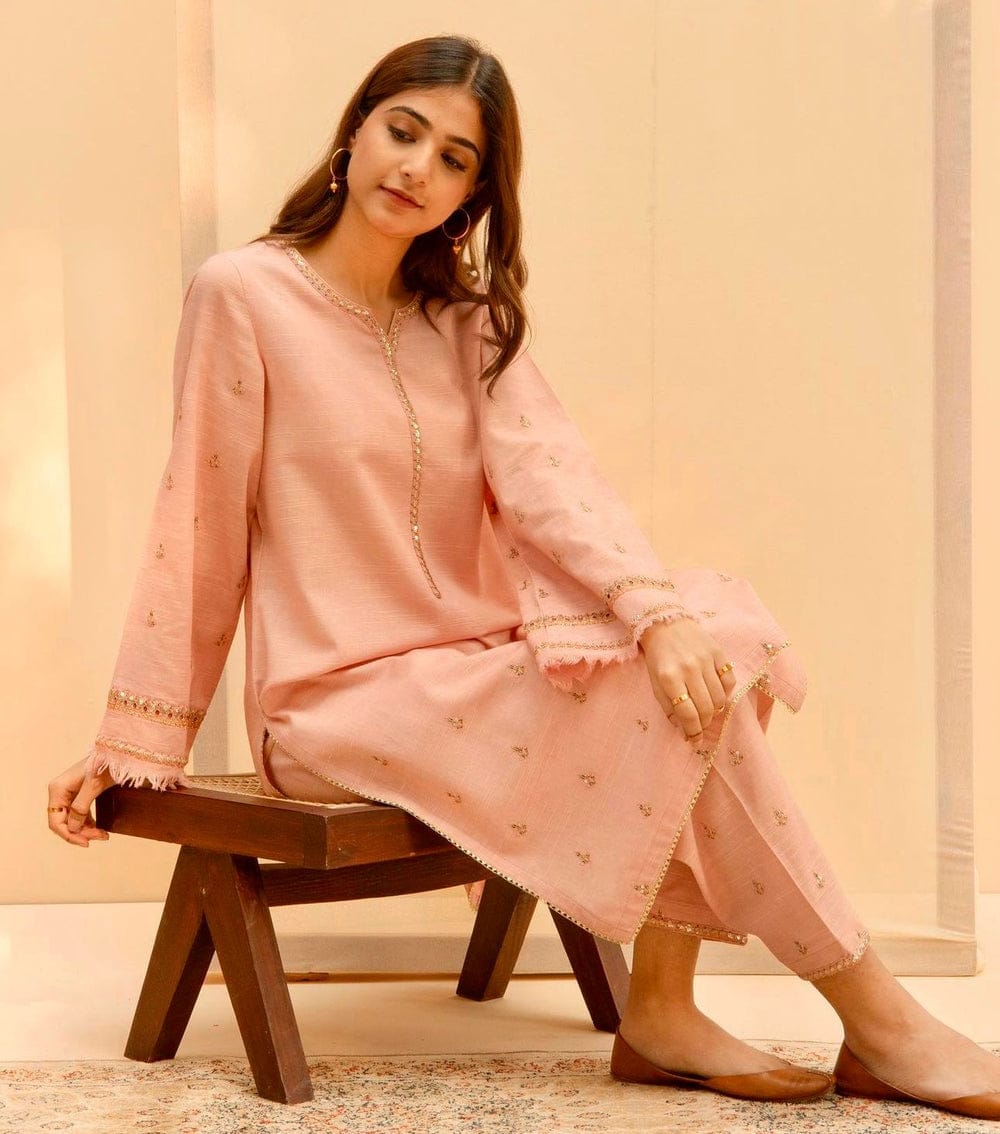 Peach Blossom | 2-Piece Stitched Suit