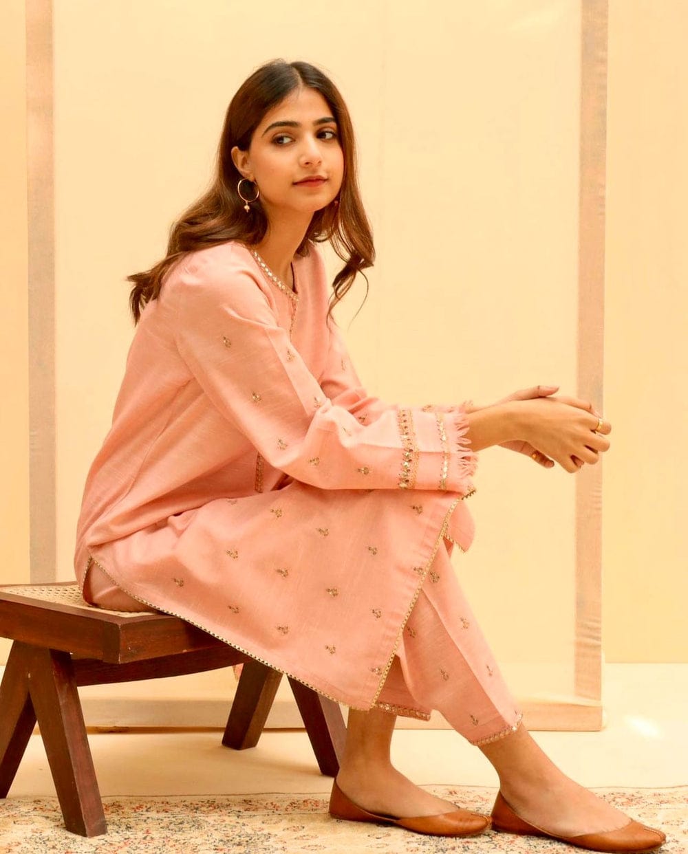 Peach Blossom | 2-Piece Stitched Suit